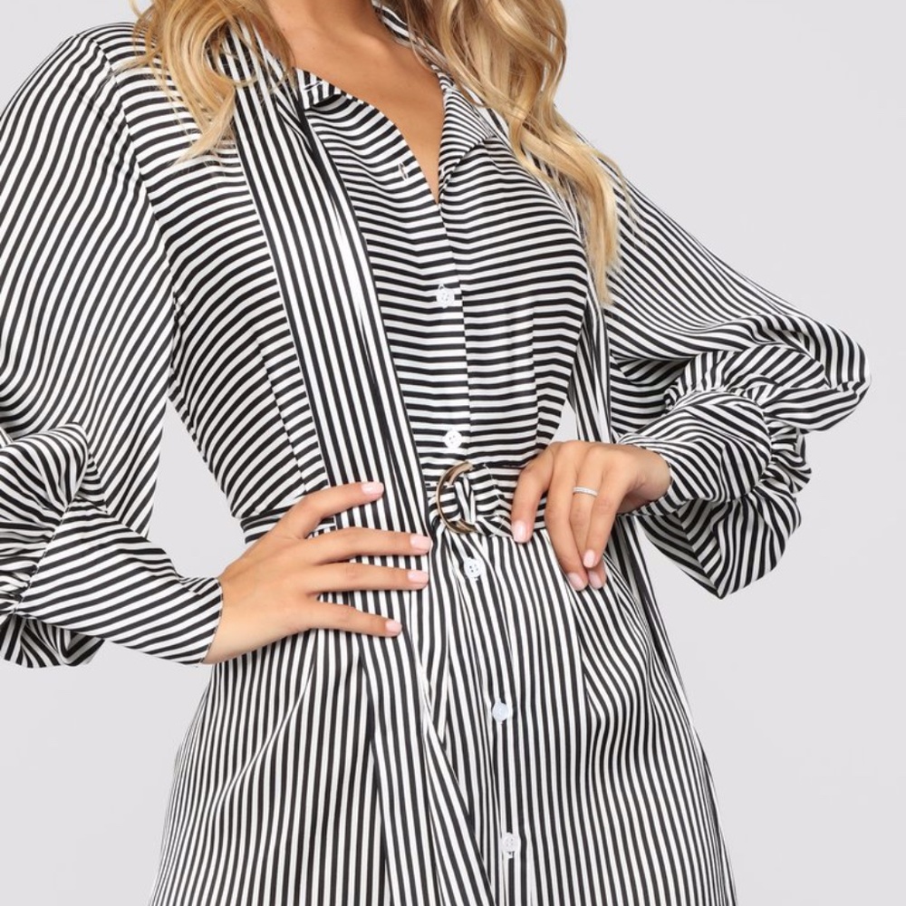 Sunday Picnic Striped Dress